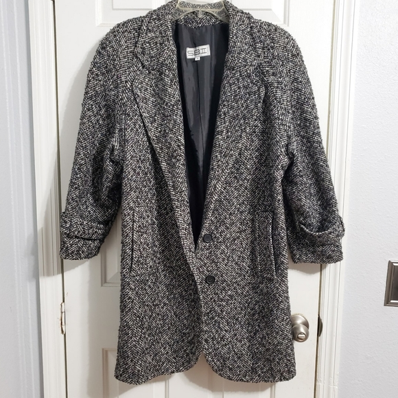 30% Wool Vintage S.B.II BY BITTERMAN Wool Blend Peacoat (M) - Picture 5 of 15